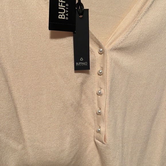 NWT BUFFALO Sweater. Cream color. Size Large. - Picture 2 of 8